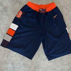 Nike ‘Cuse’ Syracuse Orange Orangemen 12” Team style Lined Basketball Shorts XL